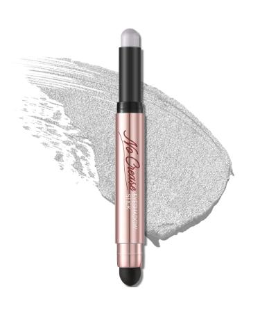 FOCALLURE No Crease Eyeshadow Stick  Creamy Eye Shadow Stick  Matte & Shimmer Eyeshadow Pencil  Smudge-proof  Waterproof  Built-in Smudger  TULLE 19 TULLE