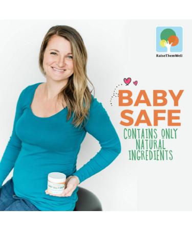 Natural Belly Balm for Pregnancy | Magnesium Oil Aloe Vera Jojoba Lavender & Beeswax | 4 fl oz - Soothing & Nourishing - Buy Online on GoSupps.com