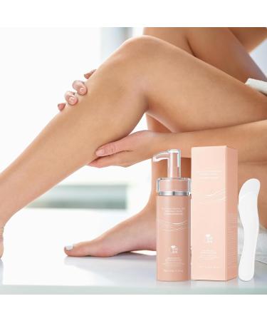 Puwaiio Hair Removal Cream Sensitive Skin Moisturizing Body Hair Removal Shaving Gel Products with Spatula Applicator Lotion Wax for Chin Legs Girls Armpits Men - Buy Online on GoSupps.com