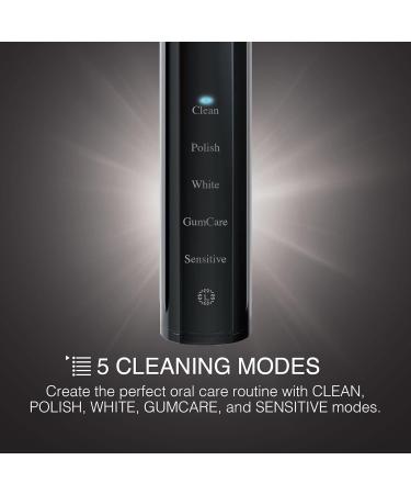 Sonic Plus Electric Toothbrush - 5 Modes 3 Brush Heads IPX6 Water Resistant Rechargeable Timer for Perfect Smile | International Shipping Available - Buy Online on GoSupps.com