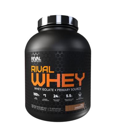 Rival Whey - Rich Chocolate 5lbs Chocolate 5 Pound (Pack of 1)