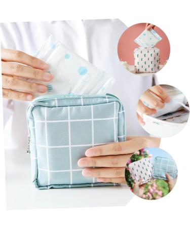 Gleavi Portable Cosmetic Bag | 10-Piece Makeup & Napkin Storage Organizer | Period & Pad Bag | Cute Cartoon Design for Girls - Buy Online on GoSupps.com