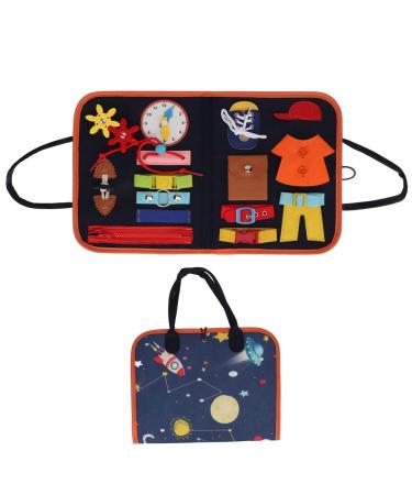 WOOX HECHM fiddle blanket for dementia calming and beneficial sensory therapy blanket Fiddle blanket for older people 15 activities in 1 improvement in hand skill