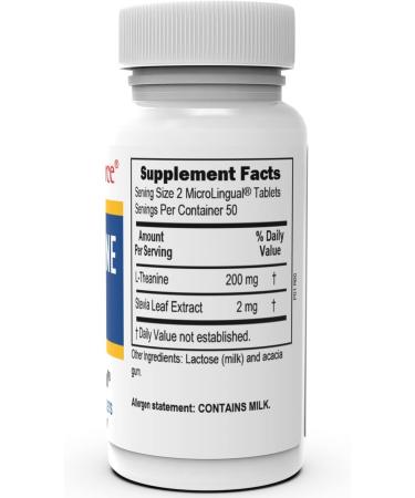 Superior Source L-Theanine 200 mg - MicroLingual Instant Dissolve Tablets | Promotes Relaxation & Restful Sleep | Non-GMO | 100 Ct - Buy Internationally - Buy Online on GoSupps.com