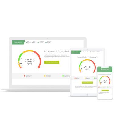 Cortisol Test Kit - Measure Stress & Hormones at Home | Cerascreen | Evaluate Exhaustion & Sleep Disorders - Buy Online on GoSupps.com