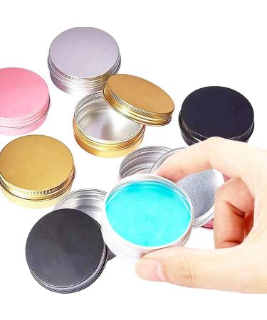 Buy Pudsirn 48-Part Aluminum Tin Cans | 15/50/80ml Empty Cosmetic Containers with Screw Cap & Stickers for Lip Balm Lotion Cream & Candles - International Shipping Available - Buy Online on GoSupps.com