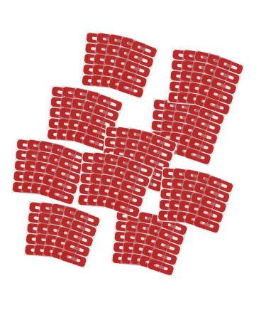 U Shaped Nail Protection Bands - Red Nail Polish Covers Stickers (50pcs) | International Shipping - Buy Online on GoSupps.com