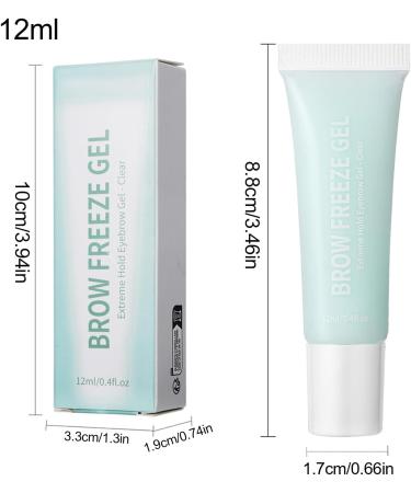  Humdcdy Eyebrow Makeup Gel - Long-Lasting Eyebrow Fixative Quick-Drying Natural Gel 12ml Water-Resistant with Brush for Parties Travel and Daily Use - Buy Online on GoSupps.com