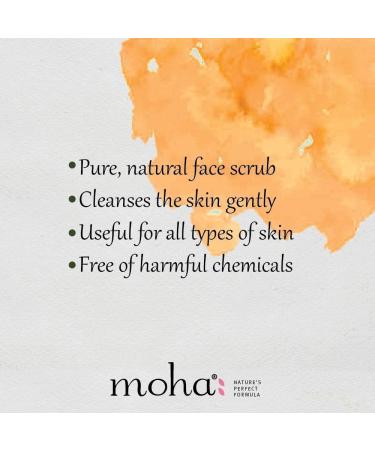  QURA QURA Herbal Scrub (100ml) | Face Scrub | Blend of Nut Oil Orange Peel & Oil Oil Oil for Lightening Skin Exfoliating Face for All Skin Types - Buy Online on GoSupps.com