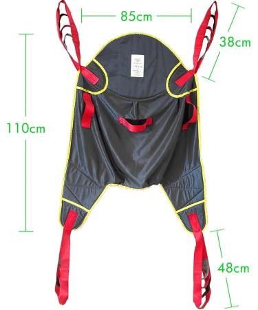 Patient Lifting Hoist Sling Medical Full Body Patient Lift Sling Reusable Patient Transfer Belt Divided Leg Shower Sling with Head Support - Buy Online on GoSupps.com