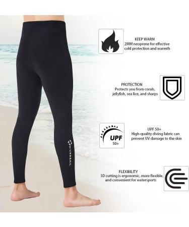 ZEMFAY 2mm Neoprene Wetsuit Pants 3XL - Thermal Diving Pants for Men, Women - UPF 50+ for Snorkeling, Scuba Diving, Surfing - Buy Online on GoSupps.com