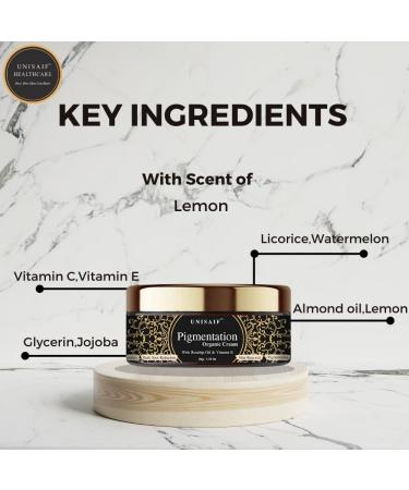 Pigmentation Cream for Blemishes - Flawless Skin with Carrot Seed Oil Licorice & Vitamin C | 50g - Buy Online on GoSupps.com