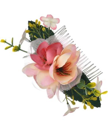 Ipetboom 1pc Wedding Crown Bridal Hair Comb Hair Comb Clip Wedding Hair Decoration Hair Pin Fabric Flower Comb Tiara Hair Fork Wedding Hair Comb Hair Clips Hair Accessories Bride Flowers - Buy Online on GoSupps.com