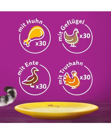 Whiskas Senior 7+ Wet Cat Food in Jelly - 120 x 85g Portions | High-Quality Poultry Selection for Cats 7 Years & Older | 4.08kg Pack - Buy Online on GoSupps.com