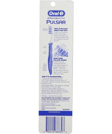 Buy Oral-B Pulsar Toothbrush Compact Head Soft Bristle - International Shipping Available - Buy Online on GoSupps.com