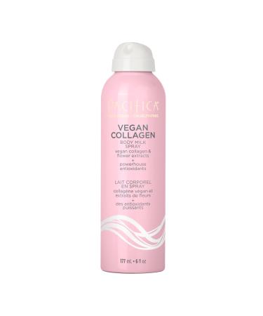 Pacifica Beauty  Vegan Collagen Body Milk Spray  Hydrating  Nourishing  Moisturizer  Fast-Absorbing Lotion for Dry Skin  Light Floral Scent  Non-Aerosol  Paraben Free  Vegan + Cruelty Free - Buy Online on GoSupps.com