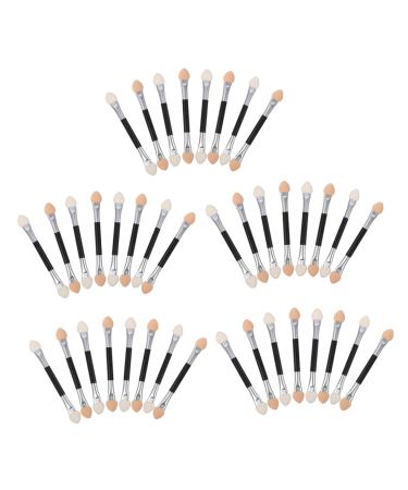 Balacoo 40pcs Latex Eye Shadow Stick Eyeshadow Stick Eye Shadow Short Cosmetic Brush Emulsion
