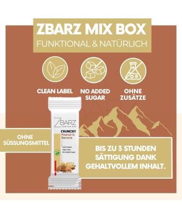 Zbarz Vegan & Sugar-Free Energy Bars - Mix Box (12 Bars) for Cycling & Hiking | Healthy Fruit & Nut Snack - Buy Online on GoSupps.com