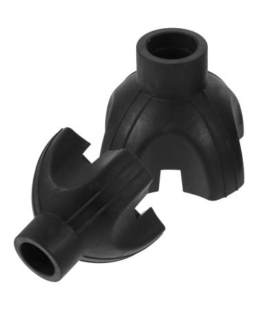Iwowhero 2st tips for sticks sugar cane punch pitch tips made of rubber slipproof crutch pad tips for crutches rubber tips for hiking sticks