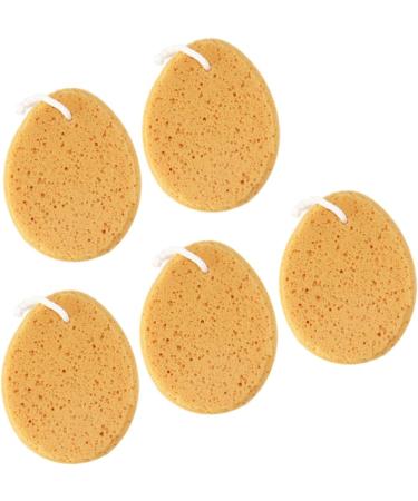 Angoily 5pcs Loofah Sponge Set - Natural Exfoliating Bath Sponges for Men | Shower & Body Care - Buy Online on GoSupps.com