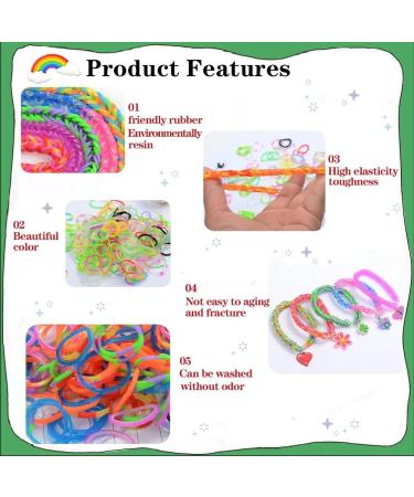 Kayzyue Girls' Bracelet Making Kit - DIY Crafts Loom Bracelet Kit with 4800 Pieces - Includes Storage Containers, Amulets, Y-Looms, Crochets, and S-Clips - Buy Online on GoSupps.com
