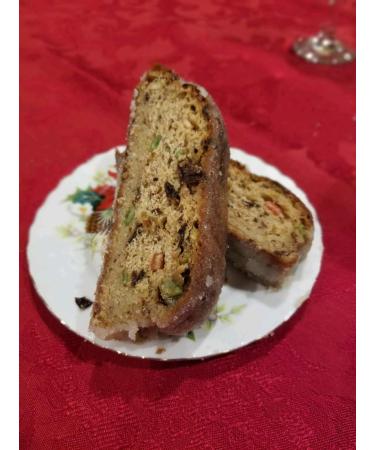 1-800-Bakery's Stollen German Rum Cake  Bakery Fresh 2.0 Lb 12 Inch / Serves 16 Slices - Buy Online on GoSupps.com