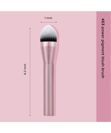 Real Techniques Power Pigment Blush Makeup Brush Cheek Brush For Liquid and Cream Blush Dense Synthetic Bristles Unique Pointed Shape For Precise Application Vegan and Cruelty Free 1 Count - Buy Online on GoSupps.com