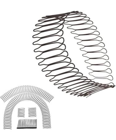 10 Pieces U Shape Hair Finishing Fixer Bobby Pins Mini Bangs Holder Roll Curve Clip Pin Invisible Bang Fringe Hair Comb Clips Insert Comb Hair Comb Styling Tool for Women Girls - Buy Online on GoSupps.com