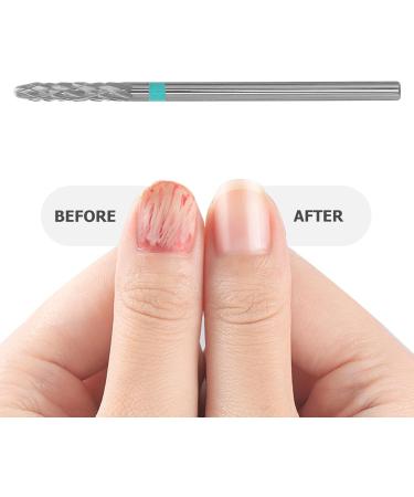 Baluue Nail Drill Bits Tungsten Steel Manicure Drill Bit Electric Pedicure Manicure Grinding Nail Art Tools for Manicure Pedicure Home Salon Green - Buy Online on GoSupps.com
