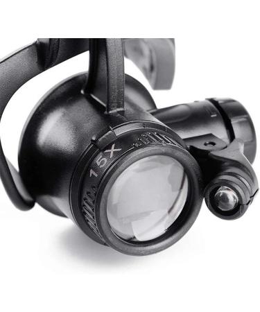 Illuminated Hd Binocular Glasses Head Wearing Magnifying Glass 10X 15X 20X 25X Led Multi Eyepiece Switch Watch Instrument Repair Glasses Magnifier Made in China - Buy Online on GoSupps.com