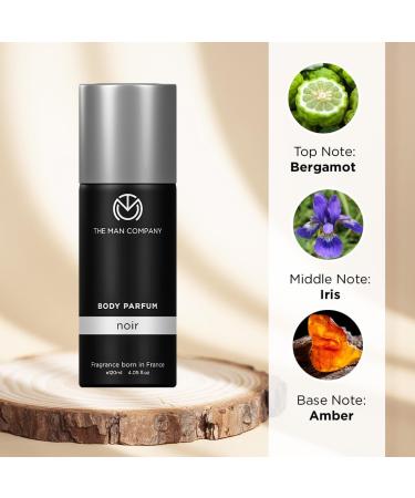Body Perfume For Men - Noir | No Gas Deodorant | Body Spray For Men | Long Lasting Fragrance -120ml - Buy Online on GoSupps.com