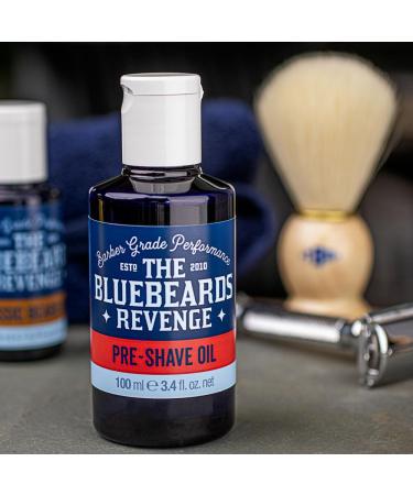 The Bluebeards Revenge Pre Shave Oil for Men Vegan Friendly Oil for Sensitive Skin Helps to Prevent Skin Irritation 100ml 100 ml (Pack of 1) - Buy Online on GoSupps.com