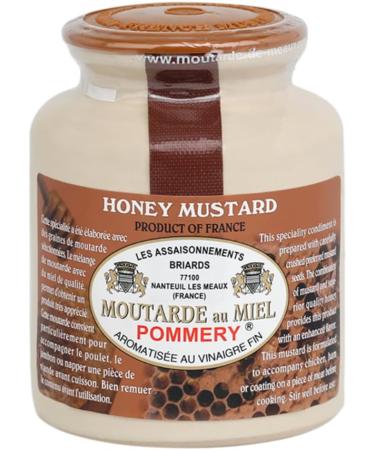 Pommery Mustard Trio with Wholegrain Honey and Green Peppercorn Mustard 250g x 3 - Buy Online on GoSupps.com