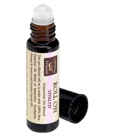 Fabulous Frannie Vitality Essential Oil Blend Roll-On 10 ml Pref-Diluted Made with Pure Essential Oils