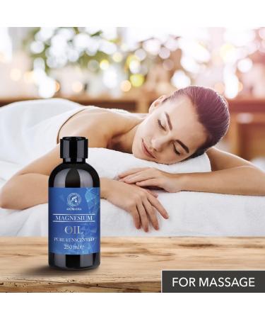 Magnesium Oil 250ml - Pure Body & Massage Oil | Natural Skin Care & Relaxation | Perfect for Sports - Buy Online on GoSupps.com