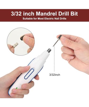 120pcs Grinding Sleeve Nail Cutter Set | Nail Drill Attachments & Grits for Manicure & Pedicure - Ideal for Nail Art Care - Buy Online on GoSupps.com