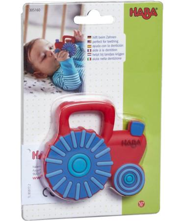 HABA Tractor Silicone Teether - Soothing Teething Toy for Babies - Buy Online on GoSupps.com