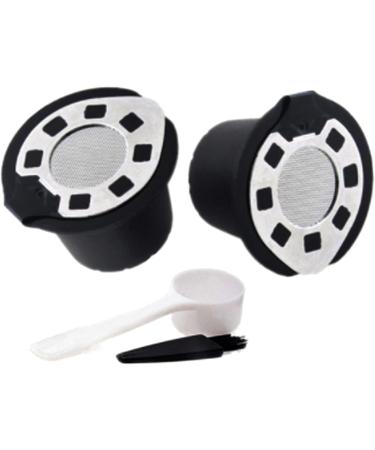 Lot de 4 dosettes de caf avec couvercle en acier inoxydable accessoires pour filtre caf avec tamper pi ces pour machine expresso - Buy Online on GoSupps.com