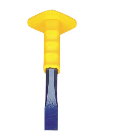 Groz Octagonal Shank Cold Chisel | Grip Guard |  Width x 10 Length | 52-58 HRC | #32841 10" Overall Length 3/4" Blade Width