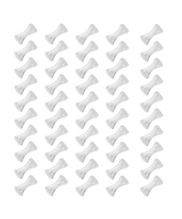 100pcs Four Teeth Butterfly Buckle Bandage Supplies Metal Bandage Clasp Bandage Accessories Bandage Metal Clasp Bandage Replaceable Clasp Aluminum Bandage Clasp Metal Bandage Clip