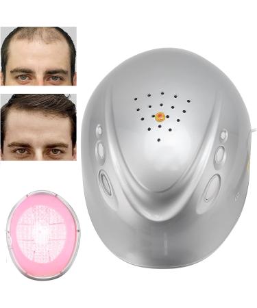 Hair Regrowth Helmet 100 240V 160pcs Red LCD Head Hair Growth Helmet Hair Loss Treatment Device Therapy Cap Silver for Men and Women(UK) - Buy Online on GoSupps.com