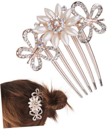 DOITOOL Bride Hair Comb Pearl Hair Accessories Women Hair Accessories Wedding Hair Ornaments Hair Accessories for Women Bridal Hair Accessories Hair Clip Artificial Women's - Buy Online on GoSupps.com