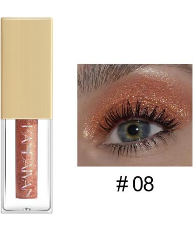 1PC Liquid Glitter Eyeshadow Pigmented Long Lasting Quick Drying Easy to Apply for Party Eye Makeup Eyeshadow 4 - Buy Online on GoSupps.com