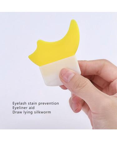 Silicone Eyeliner Template Reusable Versatile Eyeshadow Template for Eye Makeup Eyeliner Applicator Stamp with Eyelash Wing Tips - Buy Online on GoSupps.com