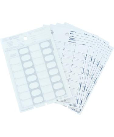 6 Pack Refill Set for Monthly Medication Cold Seal Blister Packs - Buy Online on GoSupps.com