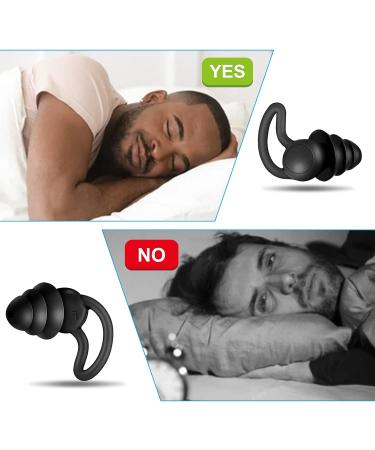 2 Pairs of Ultra Soft Silicone Noise-Reducing Earplugs for Sleeping Work Travel & More - Reusable Earplugs for Ultimate Comfort - Buy Online on GoSupps.com