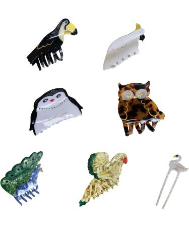 Cute Animal Hair Clip for Women Claw Clip Styling Hairpin Thick Hair Thin Hair Hair Accessories Headpiece Gift animal hair claw clip for women girls for thick hair thin hair hair accessories styling 1 count (Pack of 1) Black Toucan - Buy Online on GoSupps.com