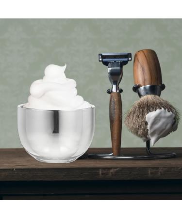 Skisuno Double Layer Shaving Soap Bowl Set | Men's Razor Foam Shell | Premium Shaving Kit for a Smooth Shave - Buy Online on GoSupps.com