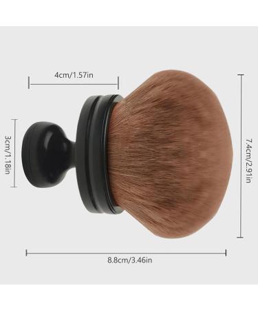 Buy Body Makeup Brush - Wide-Headed Self Tanner & Oval Kabuki Brush for Flawless Blend & Blur | Portable for Legs Arms and Face - Buy Online on GoSupps.com