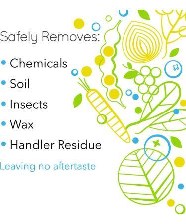 Rain Organic Fruit & Vegetable Wash - All-Natural Cleaner for Safe Eating | Eco-Friendly & Concentrated for Soak & Spray - Buy Online on GoSupps.com